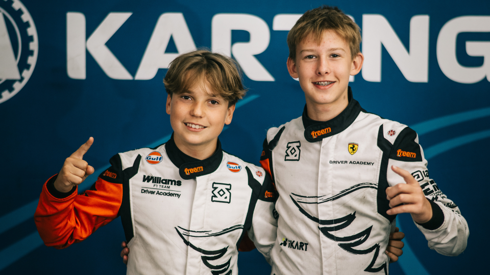 Noah Baglin y Will Green se proclaman campeones europeos de karting